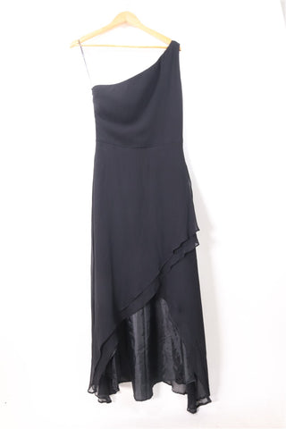 שמלת ערב וינטיג TADASHI בשחור -S-M