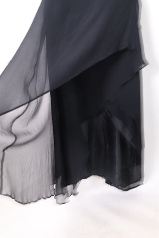 שמלת ערב וינטיג TADASHI בשחור -S-M