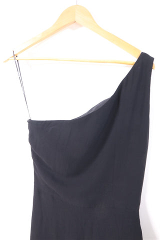 שמלת ערב וינטיג TADASHI בשחור -S-M