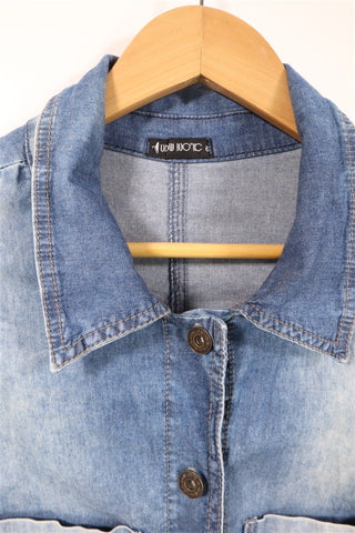 גקט קזואל אריסטו שמט רטרו בגינס- L