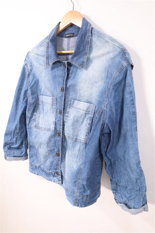 גקט קזואל אריסטו שמט רטרו בגינס- L