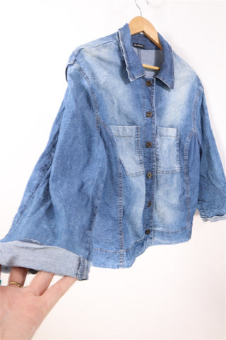 גקט קזואל אריסטו שמט רטרו בגינס- L