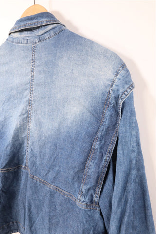 גקט קזואל אריסטו שמט רטרו בגינס- L