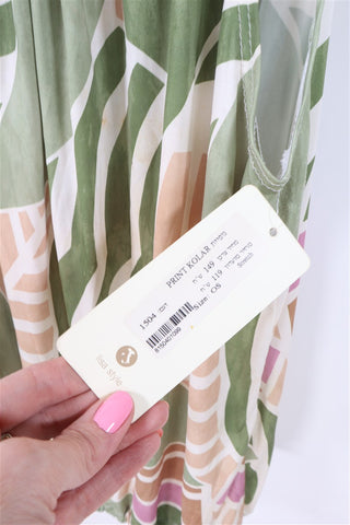 חולצת קולר חדשה וצבעונית-M-L