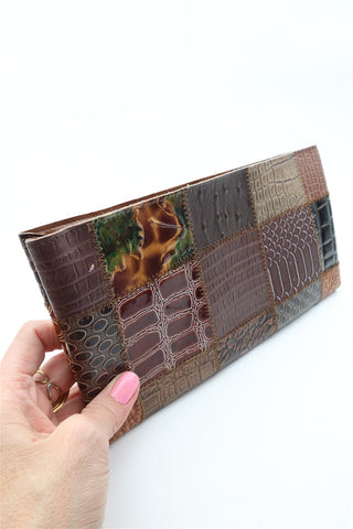 ארנק מעוצב בסטייל טלאים-OS