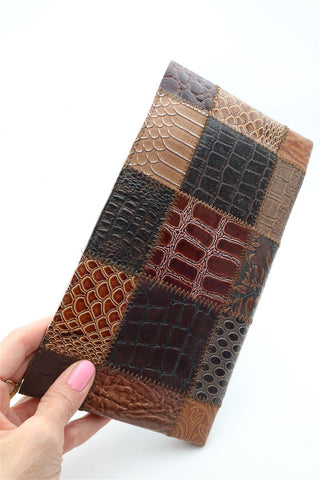 ארנק מעוצב בסטייל טלאים-OS