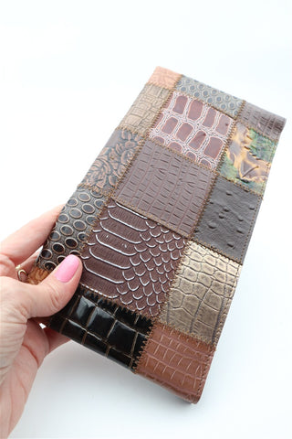 ארנק מעוצב בסטייל טלאים-OS