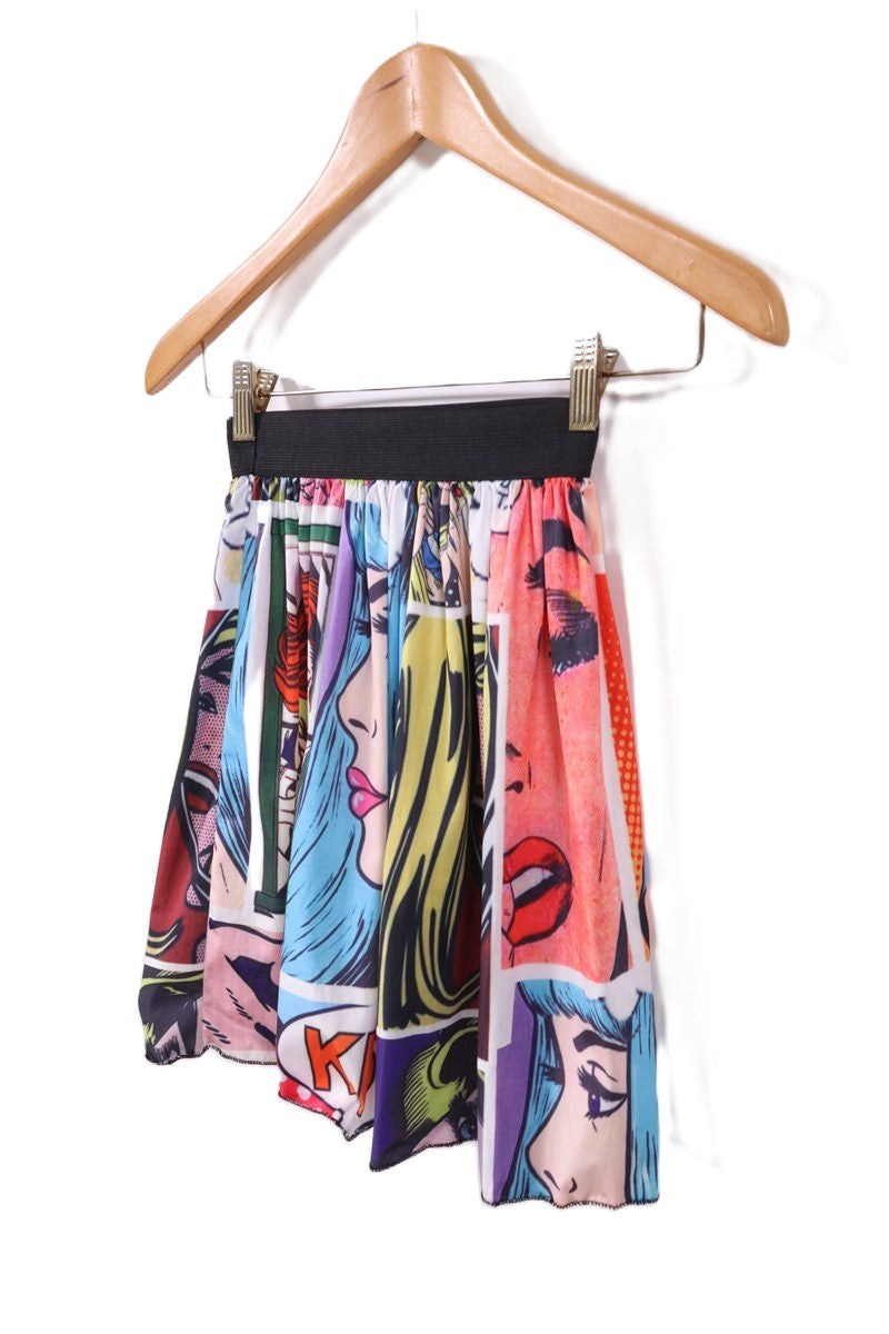 חצאית קומיקס XXS-XS