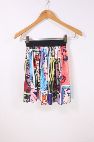 חצאית קומיקס XXS-XS