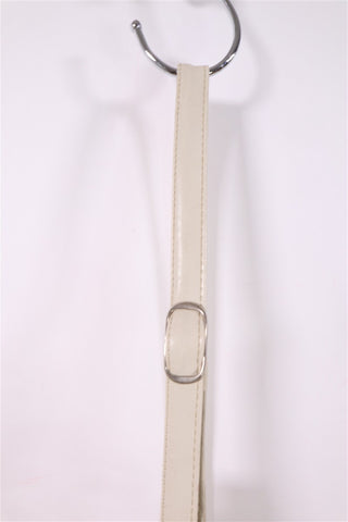 תיק וינטיג קופסתי מעור בחום ושמנת- OS