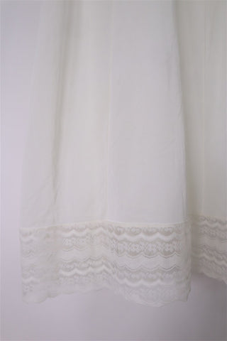 שמלת וינטיג קומבינזון תחרה בשמנת- L-XL