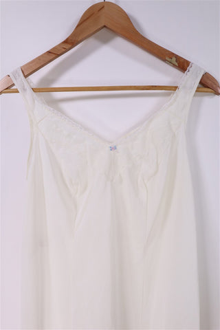 שמלת וינטיג קומבינזון תחרה בשמנת- L-XL