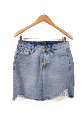 חצאית גינס תכלת-M