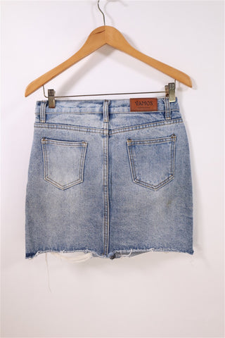 חצאית גינס תכלת-M
