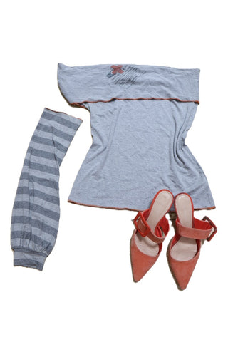 חולצת מעצבים  TOVAL'ES- M-L