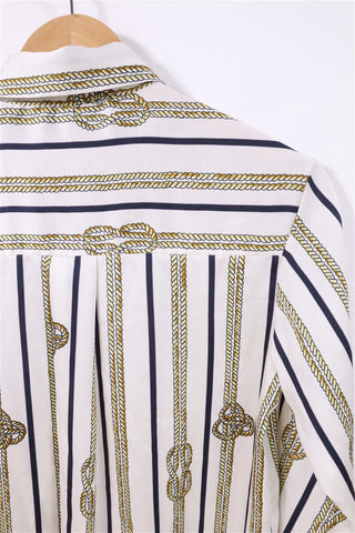 חולצת טוניקה  ZARA שרשראות וחבלים-XS-S