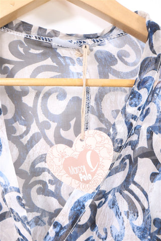 חולצת שיפון חדשה בסטייל אתני- L-XXL