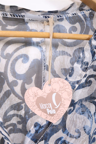 חולצת שיפון חדשה בסטייל אתני- L-XXL