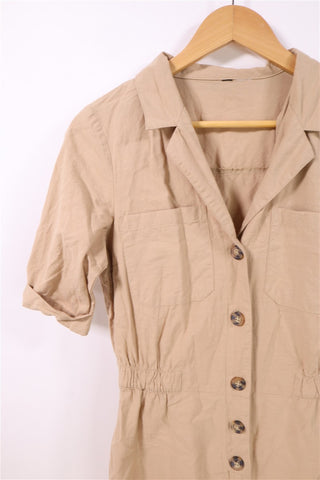 אוברול נשפך בכאמל בחום מוקה- S-M