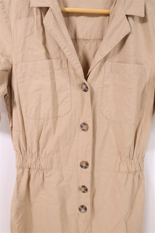 אוברול נשפך בכאמל בחום מוקה- S-M