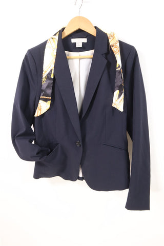 גקט אלגנטי בכחול כהה-L