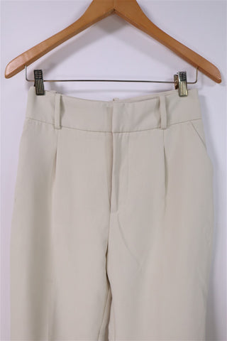 מכנסי סיגר ZARA בניוד אבן- S