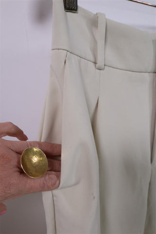 מכנסי סיגר ZARA בניוד אבן- S