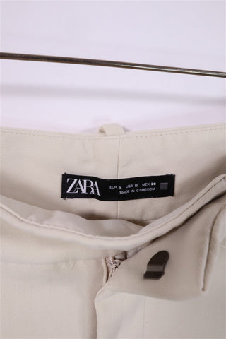 מכנסי סיגר ZARA בניוד אבן- S