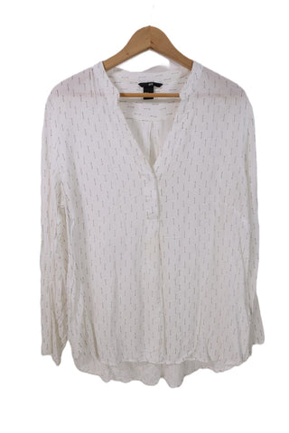 חולצה לבנה בפרינט חצים- L-XL