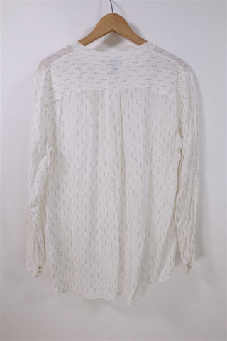 חולצה לבנה בפרינט חצים- L-XL