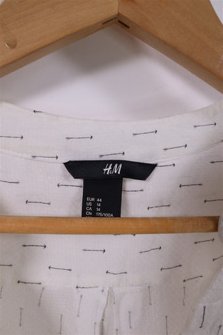 חולצה לבנה בפרינט חצים- L-XL