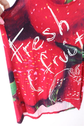 חולצה גופיהDESIGUAL באדום - S-M