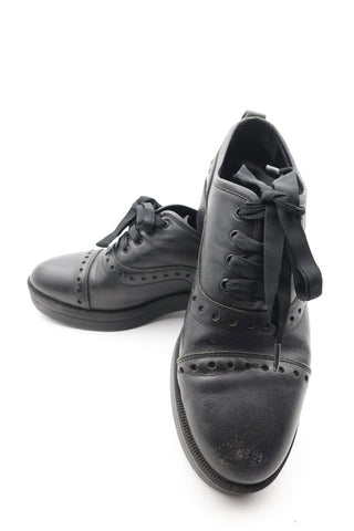 נעל מוקסין MAX & CO עור בשחור -מידה 38