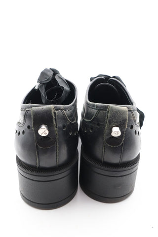 נעל מוקסין MAX & CO עור בשחור -מידה 38