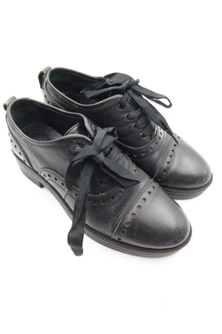 נעל מוקסין MAX & CO עור בשחור -מידה 38