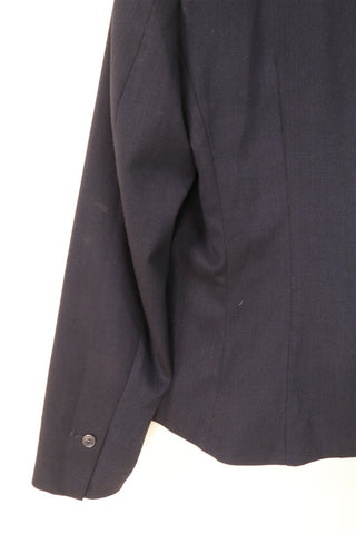 גקט אלגנטי כחול במרקם משבצות-L