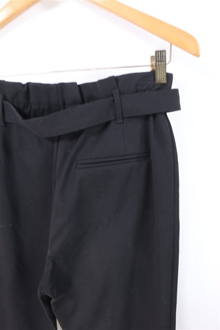 מכנסי מעוצבים  ZARA בשחור- XS-S