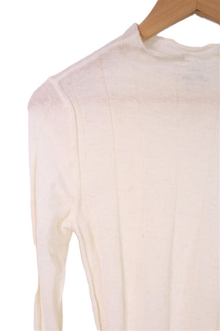 חולצת סריג MANGO בשמנת - M