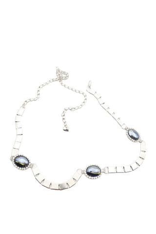 חגורת וינטיג שרשרת מעוצבת מתכת כסופה-XS-M