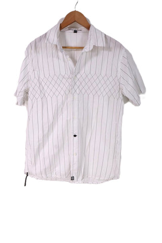 חולצת פסים בלבן- L-XL