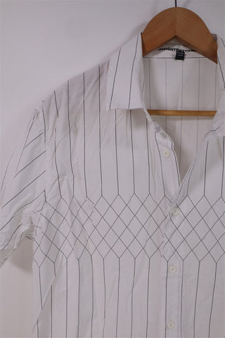 חולצת פסים בלבן- L-XL