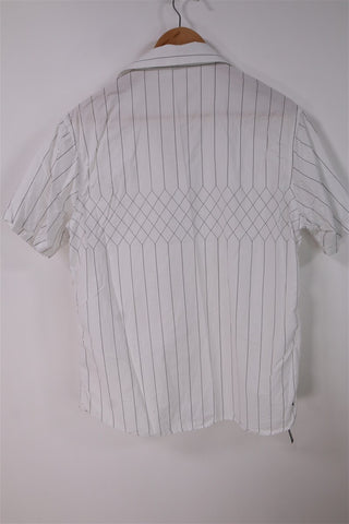 חולצת פסים בלבן- L-XL