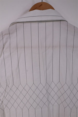 חולצת פסים בלבן- L-XL