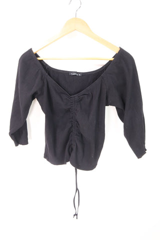 חולצת כיווצים שחורה- L-XL