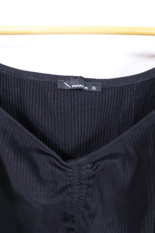 חולצת כיווצים שחורה- L-XL