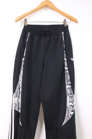 מכנסי טריקו ADIDAS מתרחבים בשחור - XS-S