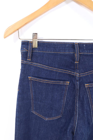 גינס ZARA מתרחב בכחול כהה- XS