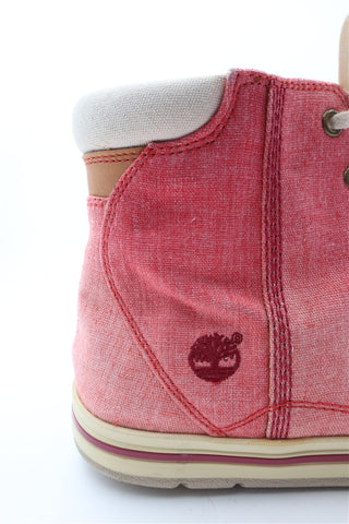 נעל TIMBERLAND עור בורוד אדום-מידה 38