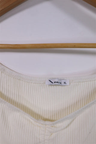 חולצת כיווצים שמנת- L-XL