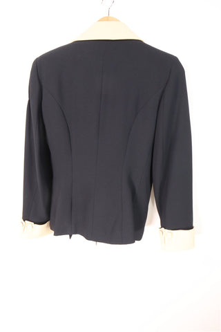 גקט וינטיג שחור מעוצב -S-M